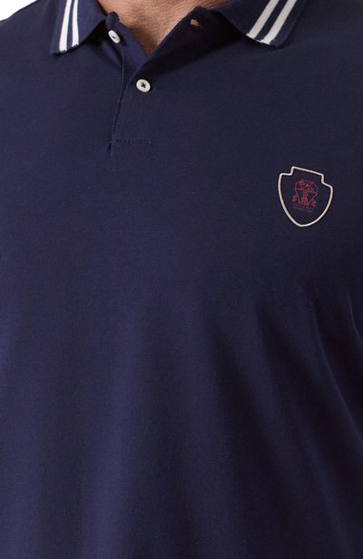 Хлопковое поло BRUNELLO CUCINELLI, арт. M0B133940T, фото 5