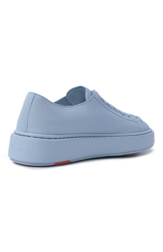 Замшевые кеды Santoni WBCG61322CIETT0Y Голубой  WBCG61322CIETT0Y Фото 5