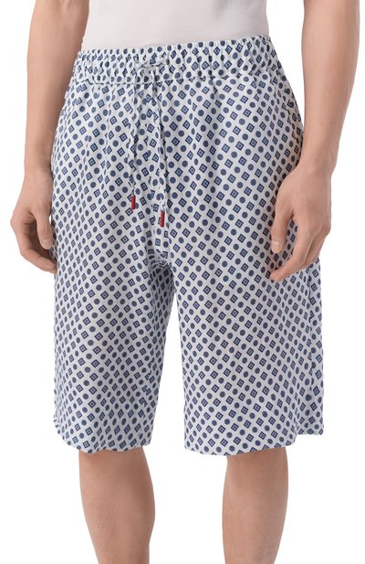 Льняные шорты KITON белого цвета по цене 174500 руб., арт. UPN005H09719, фото 3 Льняные шорты KITON, арт. UPN005H09719, фото 3