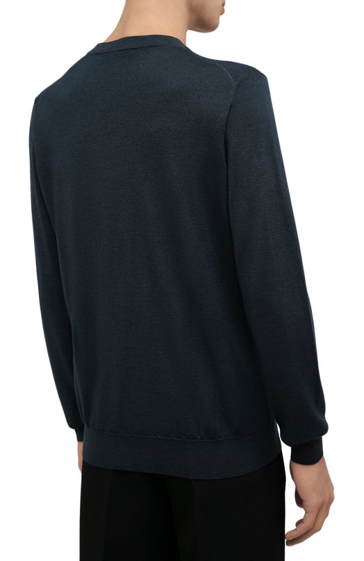 Джемпер кашемира и шелка Zilli MBW-DC006-NUAG1/ML01 Зелёный  MBW-DC006-NUAG1/ML01 Фото 4