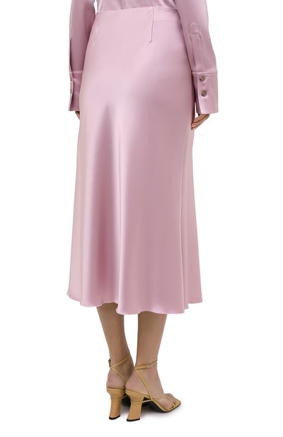 Юбка NANUSHKA розового цвета по цене 63750 руб., арт. RAZI_DESERT R0SE_SLIP SATIN, фото 4 Юбка NANUSHKA, арт. RAZI_DESERT R0SE_SLIP SATIN, фото 4