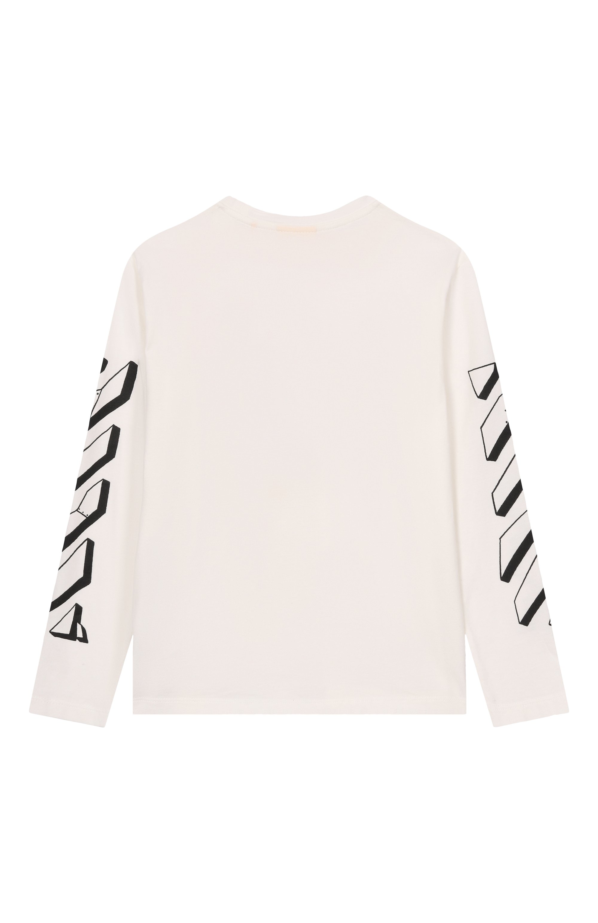 Хлопковый лонгслив OFF-WHITE кремового цвета по цене 21500 руб., арт. 0BAB001F25JER005/4-12, фото 2 Хлопковый лонгслив OFF-WHITE, арт. 0BAB001F25JER005/4-12, фото 2