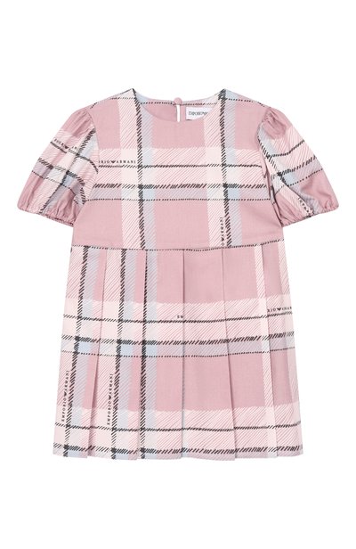 Платье из хлопка и вискозы EMPORIO ARMANI, арт. EG000899/AF26738