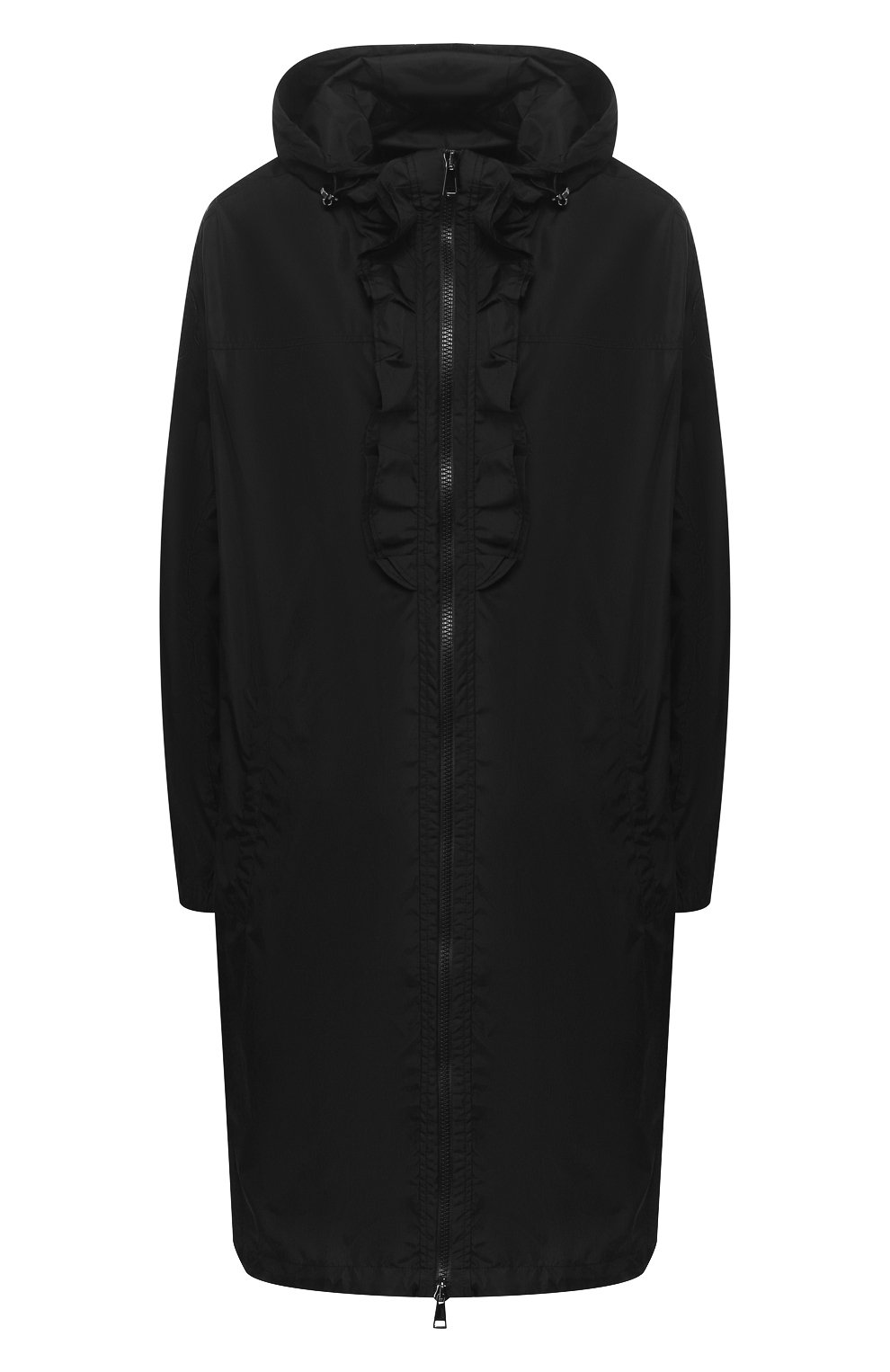 Плащ sauge MONCLER черного цвета по цене 58200 руб., арт. F1-093-1C721-00-C0063, фото 1 Плащ sauge MONCLER, арт. F1-093-1C721-00-C0063, фото 1