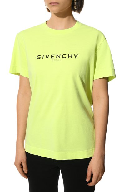 Хлопковая футболка GIVENCHY, арт. BW707Z3Z7K, фото 3