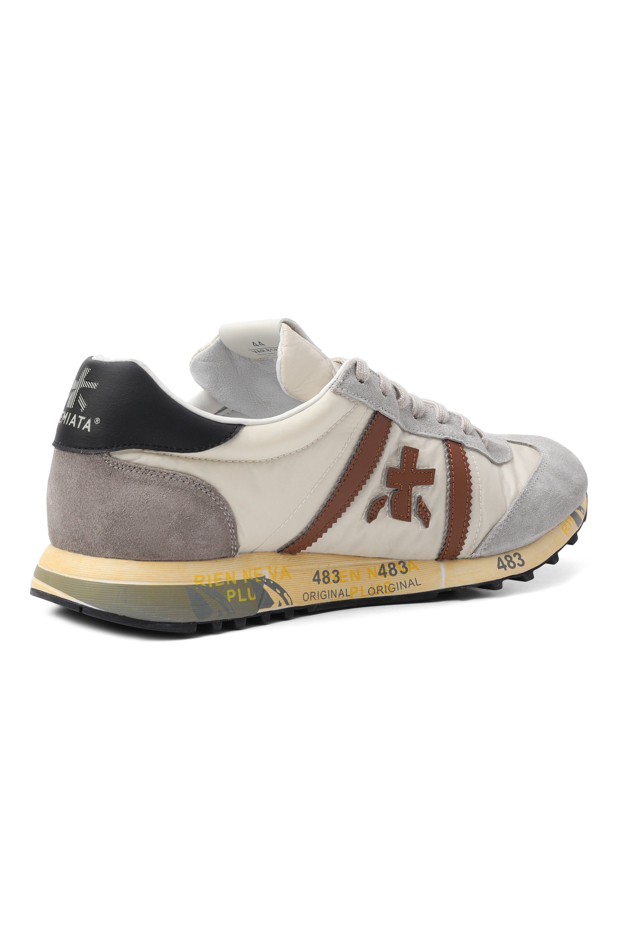 Комбинированные кроссовки lucy PREMIATA бежевого цвета по цене 29950 руб., арт. LUCY/VAR 8189, фото 4 Комбинированные кроссовки lucy PREMIATA, арт. LUCY/VAR 8189, фото 4