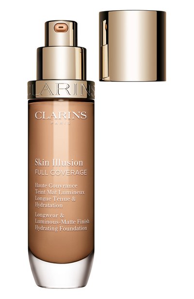 Тональный крем с матовым эффектом skin illusion full coverage, оттенок 110n (30ml) CLARINS цвета по цене 6200 руб., арт. 80106992, фото 3 Тональный крем с матовым эффектом skin illusion full coverage, оттенок 110n (30ml) CLARINS, арт. 80106992, фото 3