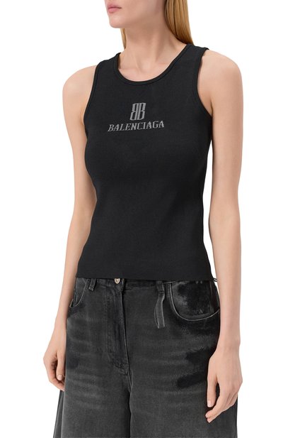 Майка из вискозы BALENCIAGA, арт. 835500/T5231, фото 3