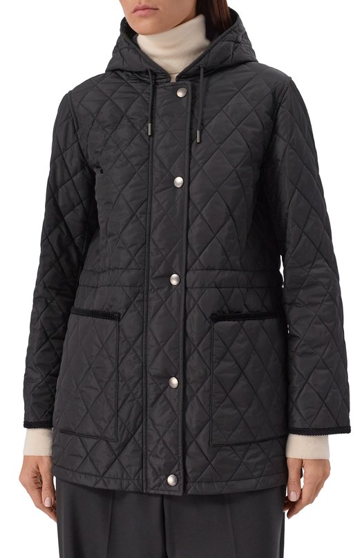 Утепленная парка Burberry 8110531 Чёрный  8110531 Фото 3