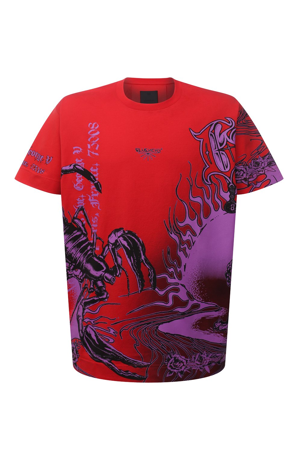 Хлопковая футболка GIVENCHY, арт. BM713Q3Y6B, фото 1