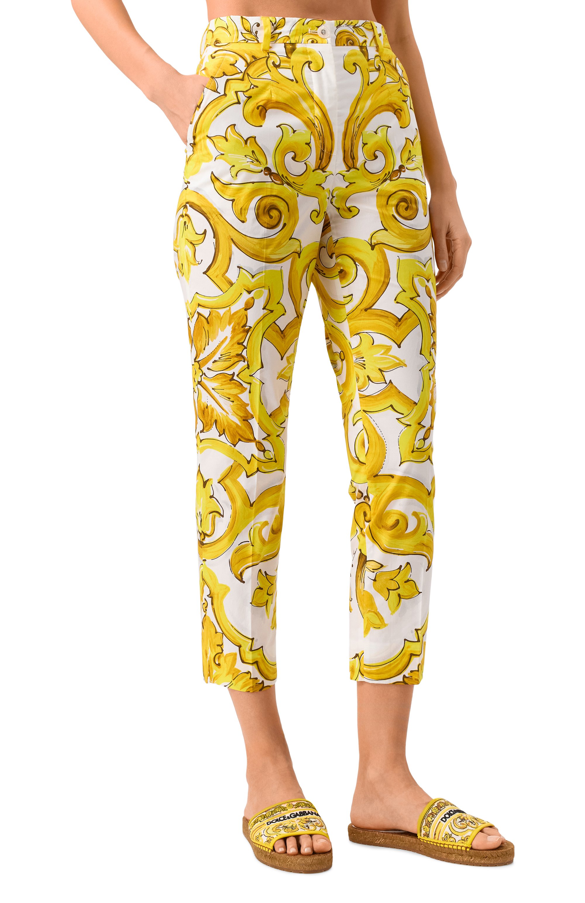 Хлопковые брюки DOLCE & GABBANA, арт. FTC3FT/HH5EA, фото 3