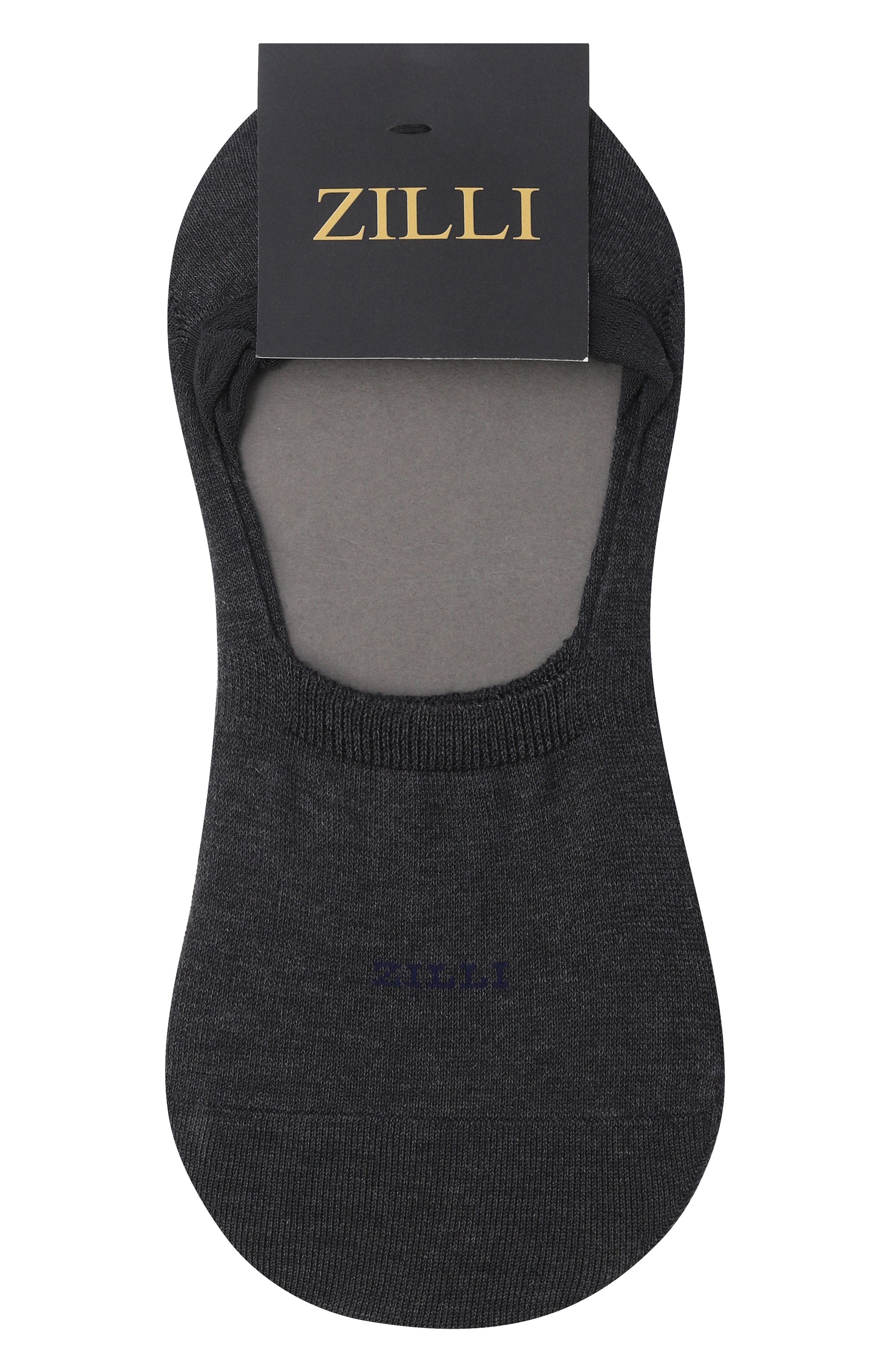 Хлопковые подследники ZILLI темно-серого цвета по цене 5150 руб., арт. SC0005M0100VZL000, фото 1 Хлопковые подследники ZILLI, арт. SC0005M0100VZL000, фото 1