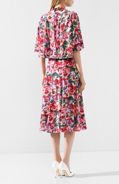 Шелковое платье DOLCE & GABBANA, арт. F6H3YT/FSAZX, фото 4