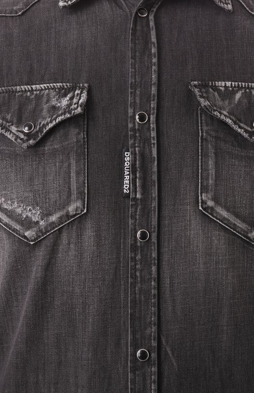 Джинсовая рубашка Dsquared2 S74DM0848/S30826 Серый  S74DM0848/S30826 Фото 6