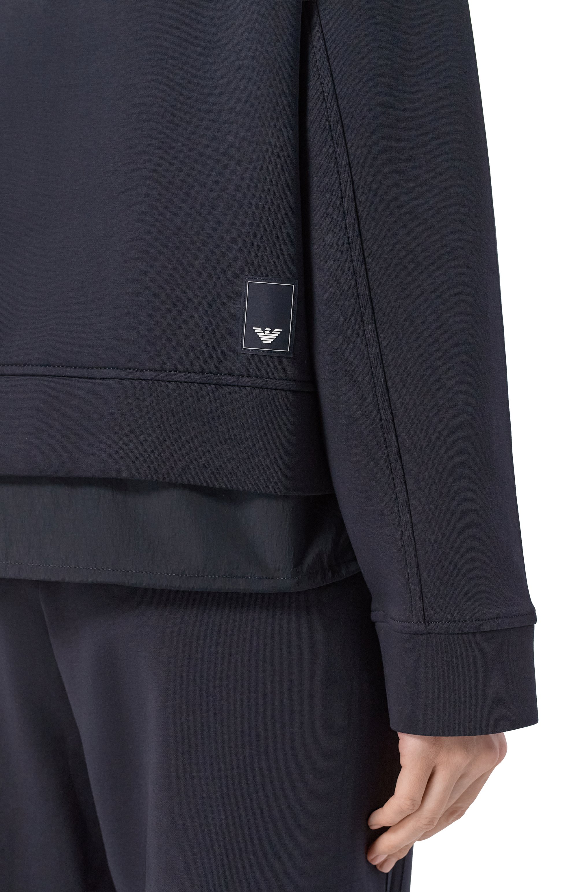 Хлопковый свитшот EMPORIO ARMANI, арт. EW003181/AF10002, фото 5