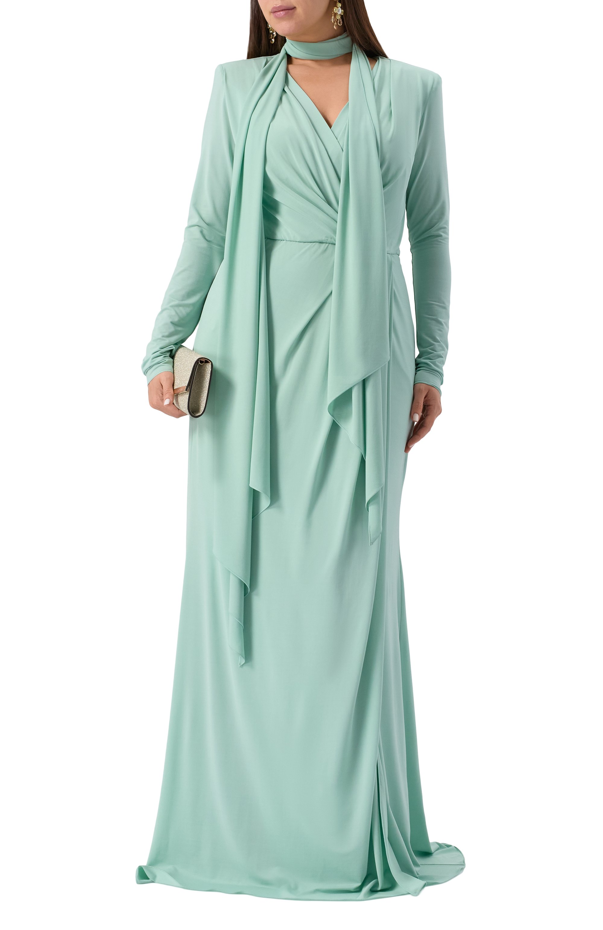 Платье из вискозы MARINA RINALDI ELEGANTE, арт. TE0REMA, фото 2