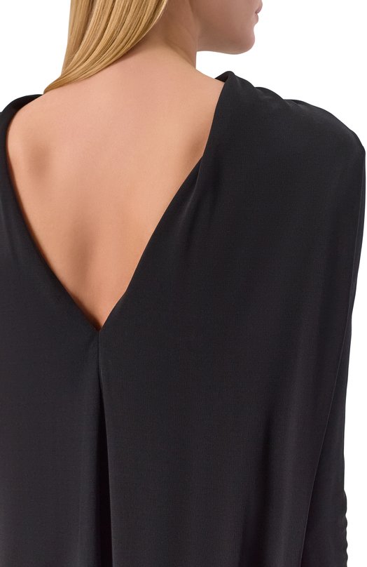 Платье из вискозы TOTEME 254-WRD0268-FB0497 Чёрный  254-WRD0268-FB0497 Фото 5