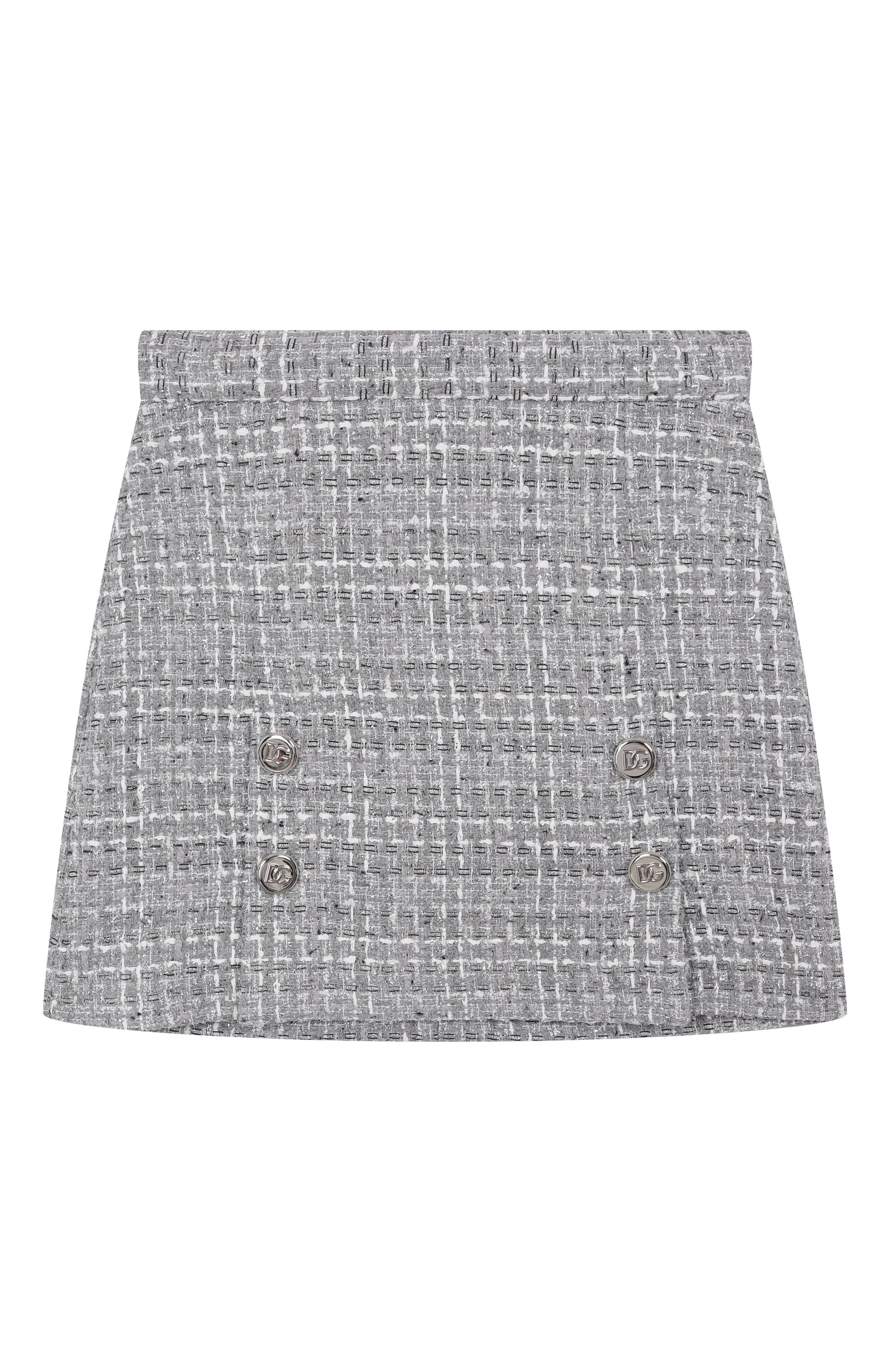 Твидовая юбка DOLCE & GABBANA, арт. L55I32/FQ0AB/8-14, фото 1