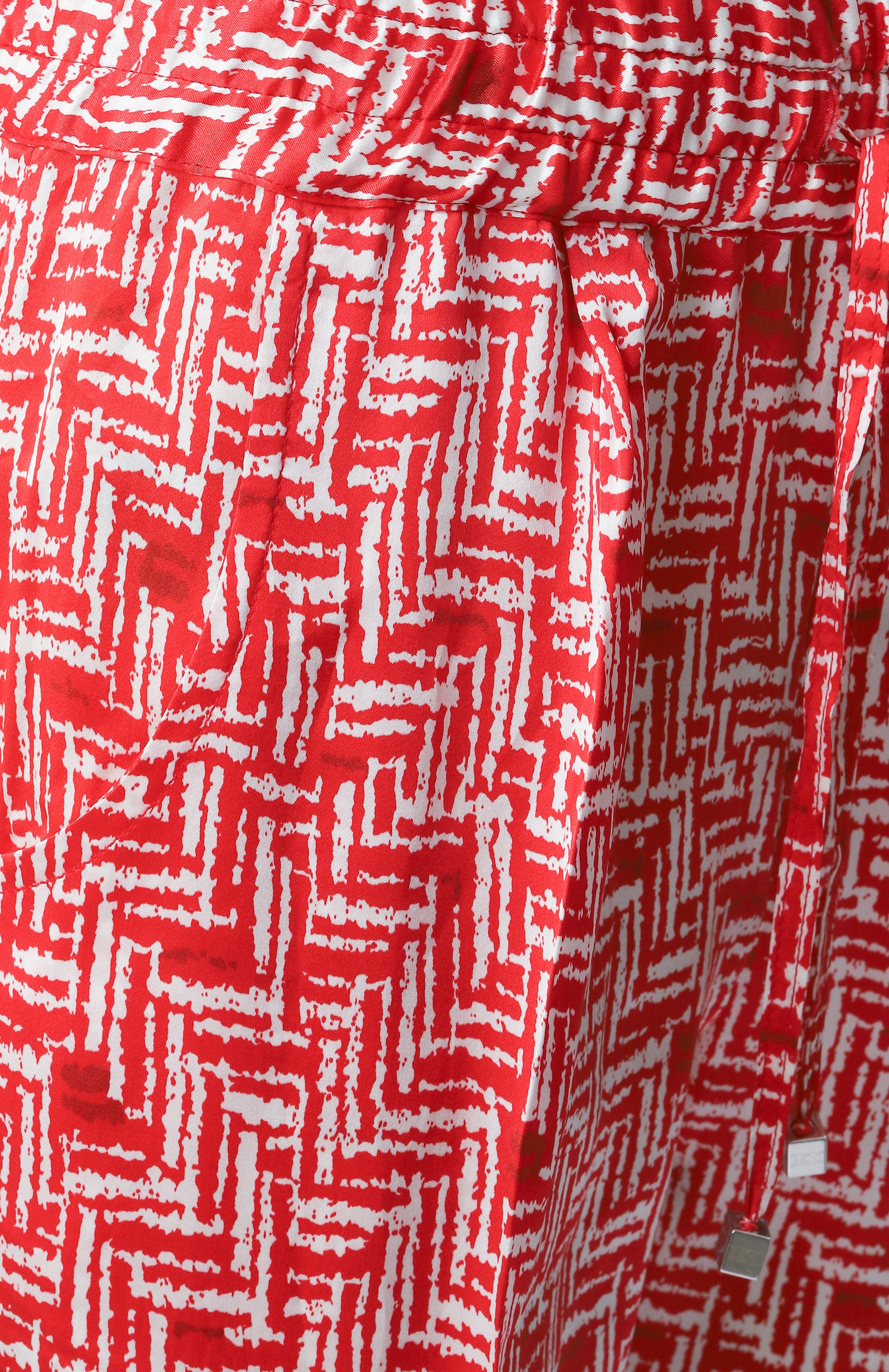 Шелковые брюки KITON красного цвета по цене 147000 руб., арт. D48122K0964E02, фото 6 Шелковые брюки KITON, арт. D48122K0964E02, фото 6