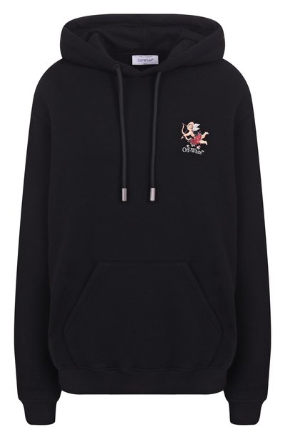 Женский хлопковое худи OFF-WHITE, арт. 0WBB064S25FLE0011001