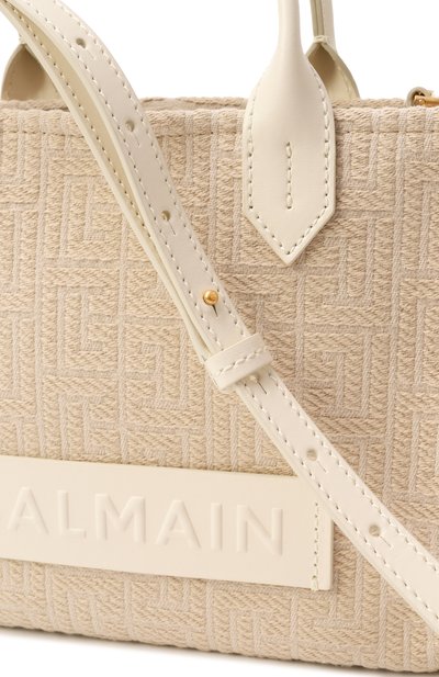 Сумка b-army small BALMAIN светло-бежевого цвета по цене 109000 руб., арт. FN1FE818/TJSQ, фото 3 Сумка b-army small BALMAIN, арт. FN1FE818/TJSQ, фото 3