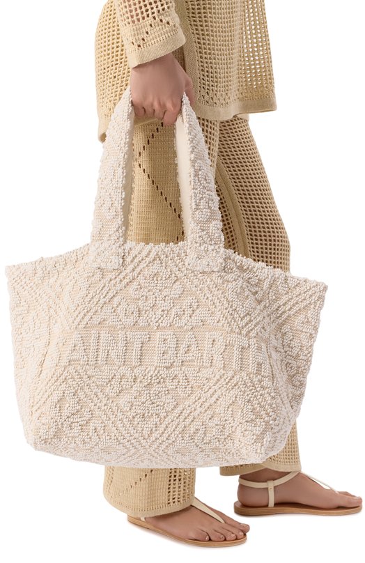 Сумка-тоут Tufting MC2 Saint Barth STBA TUFTING BAG/01274H Кремовый  STBA TUFTING BAG/01274H Фото 2
