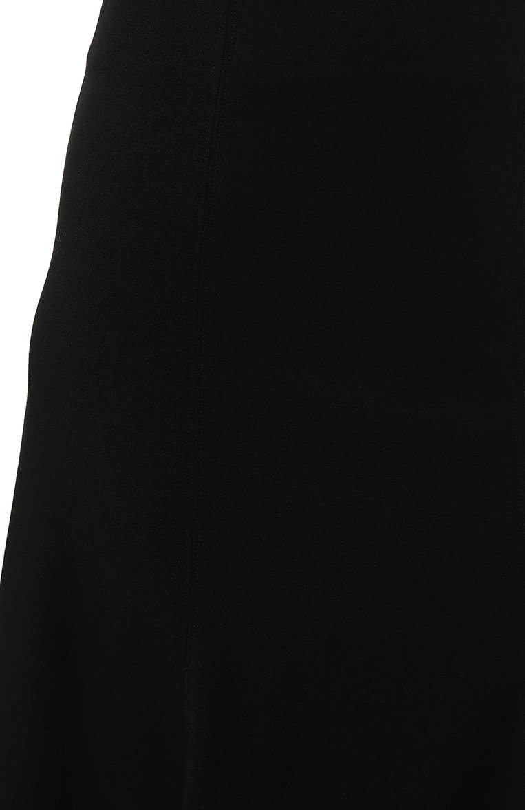 Женская шерстяная юбка CO черного цвета, арт. 3309MVSW | Фото 5 (Материал внешний: Шерсть; Женское Кросс-КТ: Юбка-одежда; Материал сплава: Проставлено; Длина Ж (юбки, платья, шорты): Миди; Драгоценные камни: Проставлено; Стили: Минимализм)