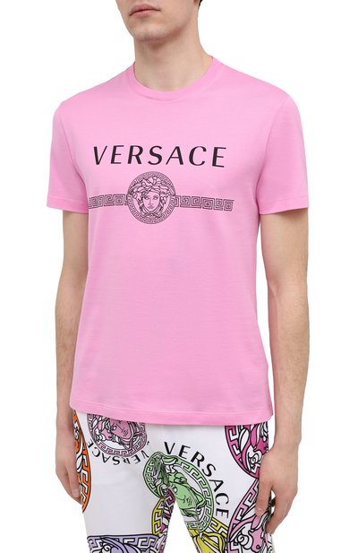 Хлопковая футболка VERSACE, арт. A87573/A228806, фото 3