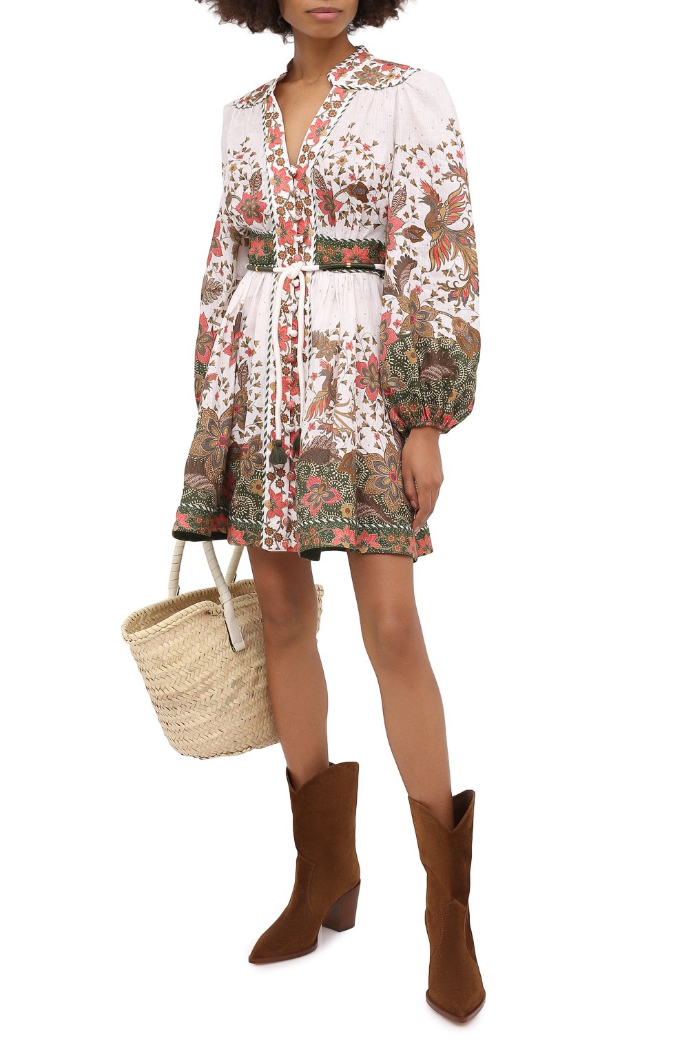 Льняное платье ZIMMERMANN, арт. 8482DEMP, фото 2