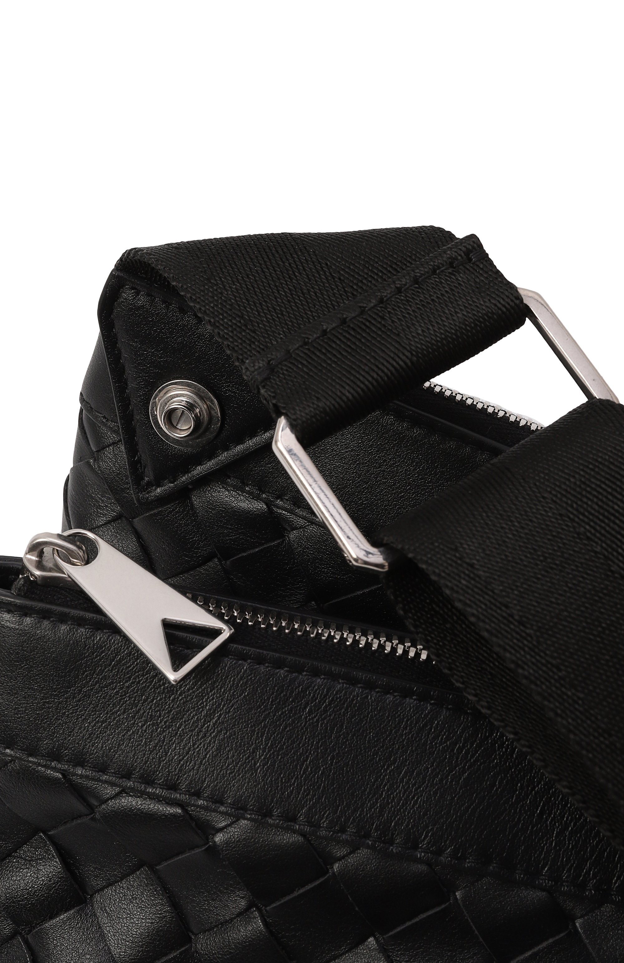 Сумка intrecciato duo BOTTEGA VENETA черного цвета по цене 369500 руб., арт. 778084/V3R54, фото 3 Сумка intrecciato duo BOTTEGA VENETA, арт. 778084/V3R54, фото 3