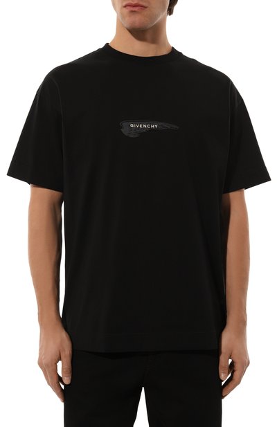 Хлопковая футболка GIVENCHY, арт. BM71JA3YN1, фото 3