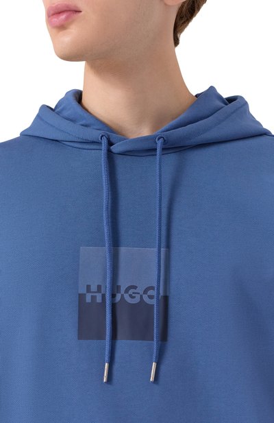 Хлопковое худи HUGO, арт. 50542787, фото 5