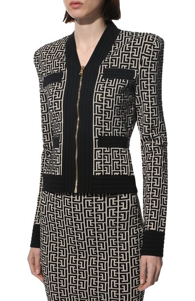 Жакет из шерсти и вискозы BALMAIN, арт. XF1KL055/KB02, фото 3