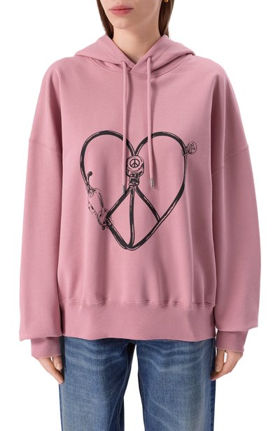 Хлопковое худи M05CH1NO JEANS, арт. A1708/3228, фото 3