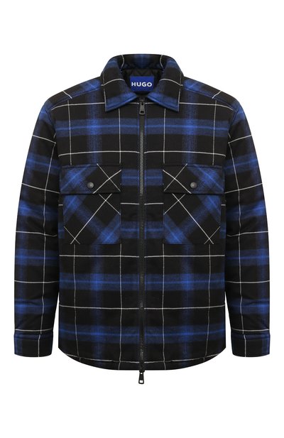 Мужская хлопковая куртка-рубашка HUGO BLUE, арт. 50527476