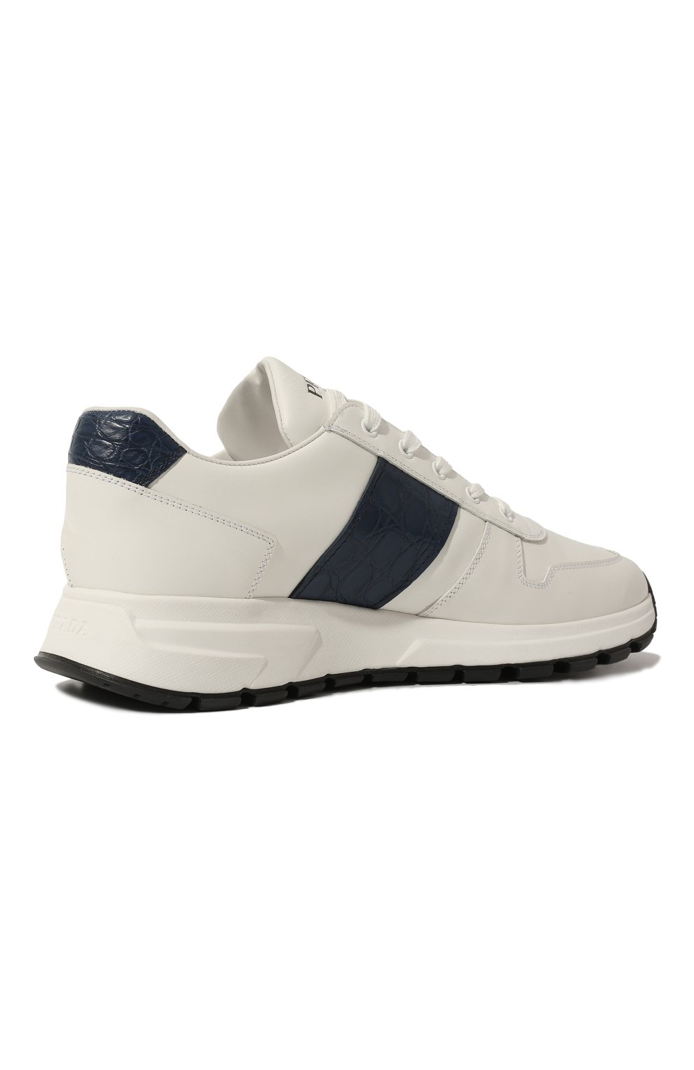 Кожаные кроссовки PRADA, арт. 4E3463-3V83-F0P41-G000, фото 5