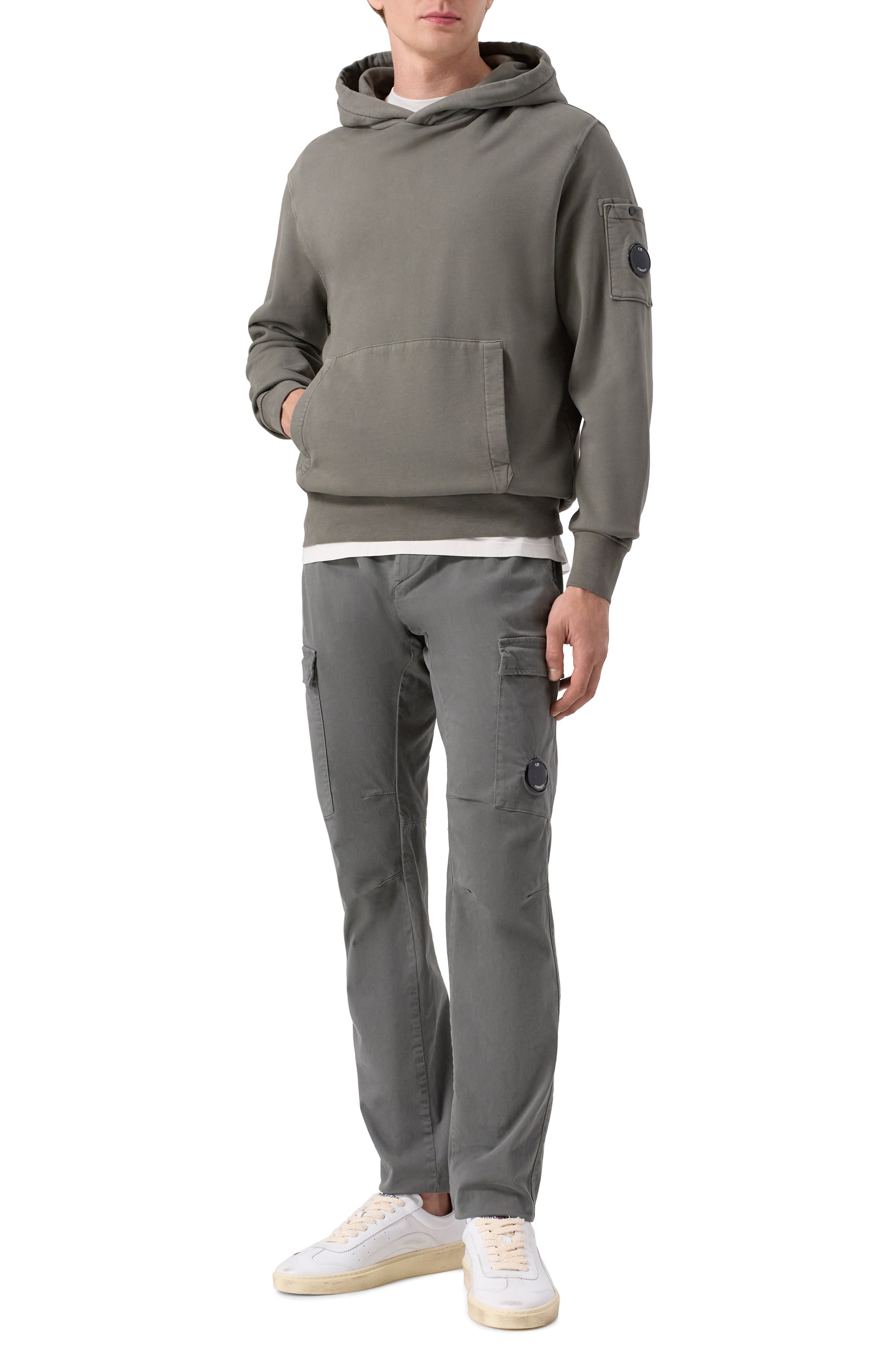 Хлопковое худи C.P. COMPANY, арт. 19CMSS719A006372R, фото 2