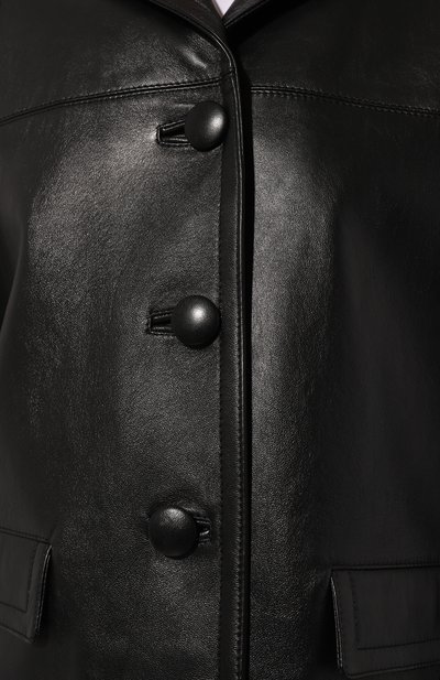 Кожаная куртка PRADA, арт. 58A005-1AOI-F0002, фото 5
