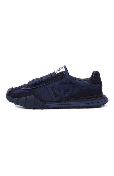 Замшевые кроссовки dg athletic DOLCE & GABBANA темно-синего цвета по цене 85700 руб., арт. CS2384/A0836, фото 3 Замшевые кроссовки dg athletic DOLCE & GABBANA, арт. CS2384/A0836, фото 3