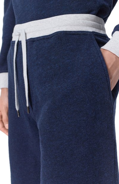 Шорты из хлопка и льна BRUNELLO CUCINELLI, арт. MR8313375G, фото 5