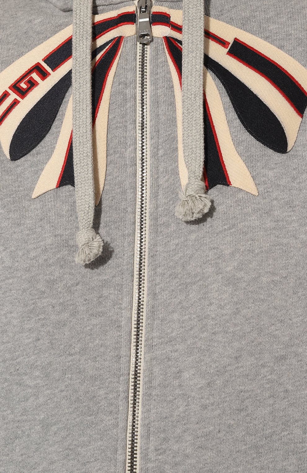 Хлопковая толстовка GUCCI серого цвета по цене 172800 руб., арт. 505527 X9P84, фото 5 Хлопковая толстовка GUCCI, арт. 505527 X9P84, фото 5