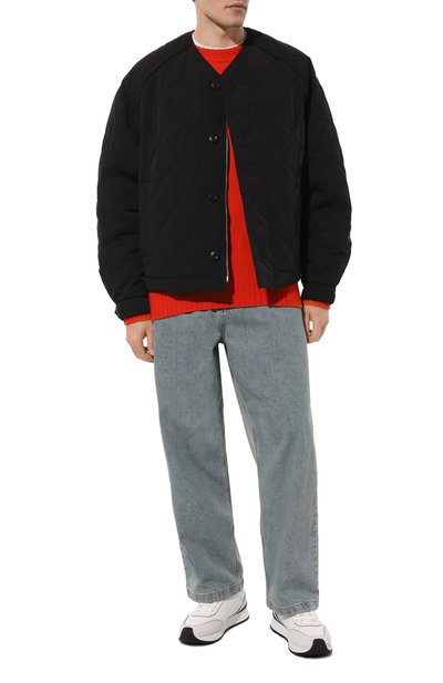 Кожаные кроссовки runners VERSACE, арт. 1014457/1A10050, фото 2