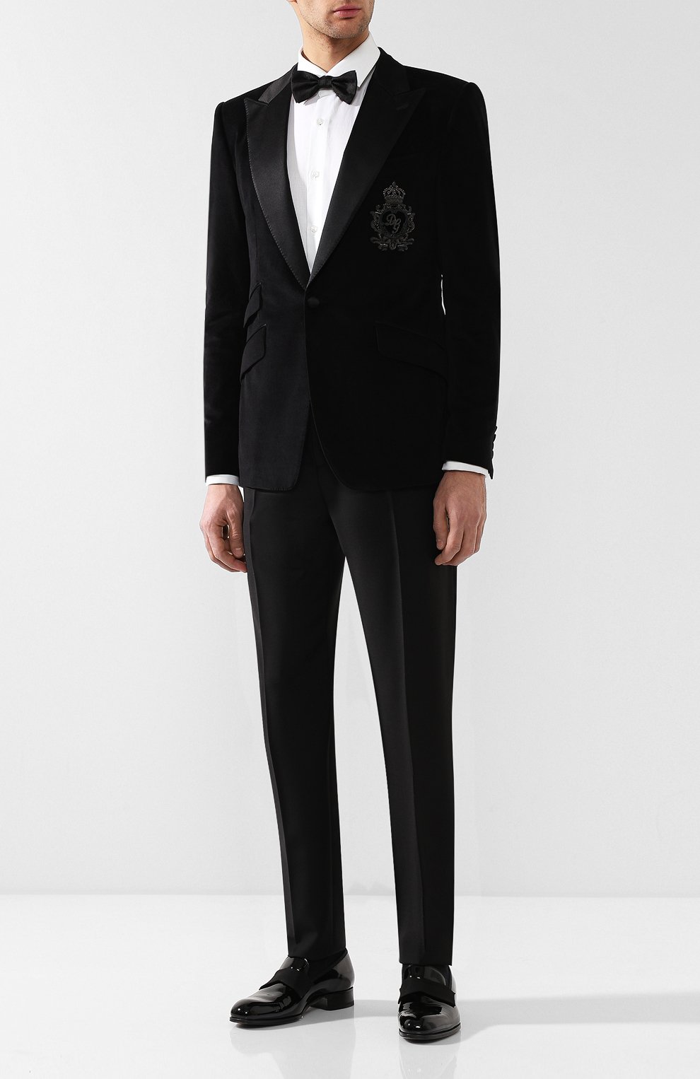 Пиджак из смеси хлопка и шелка DOLCE & GABBANA, арт. G2MD9Z/GEF96, фото 2