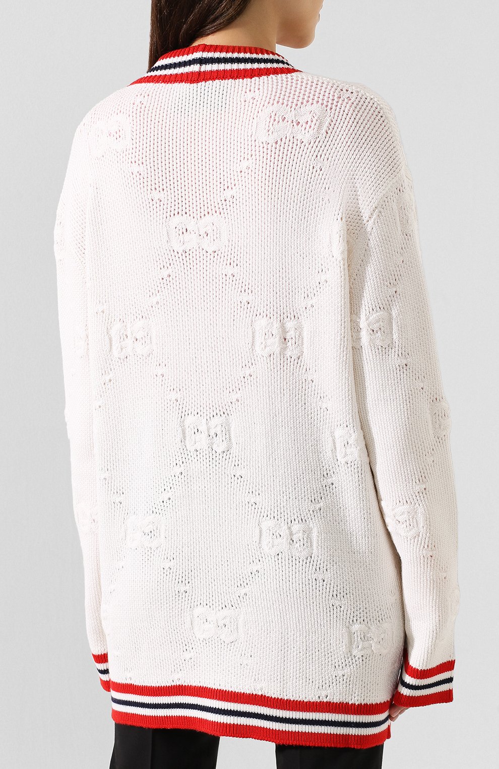 Кардиган из смеси шерсти и шелка GUCCI, арт. 574182/XKARR, фото 4