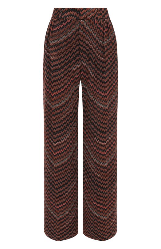 Брюки из вискозы и хлопка Missoni DS25WI00/BC005D Коричневый DS25WI00/BC005D
