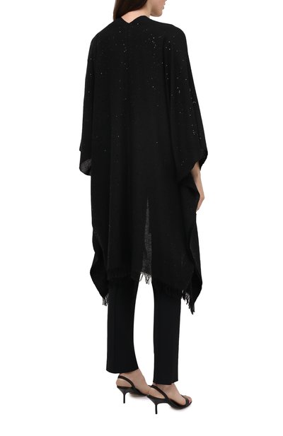 Пончо из смеси кашемира и шелка BRUNELLO CUCINELLI, арт. MSCDVSP18, фото 4