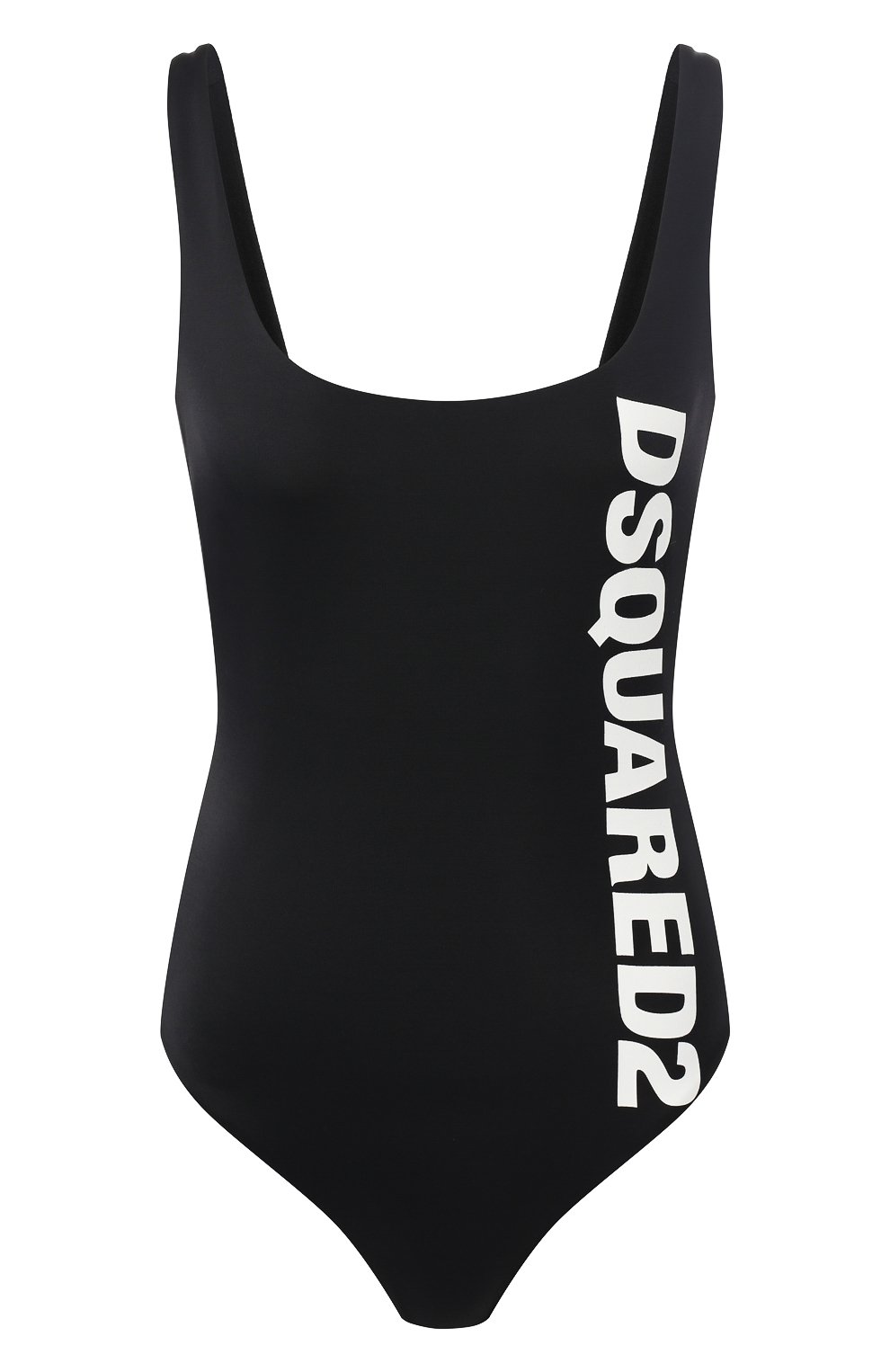 Слитный купальник DSQUARED2 черно-белого цвета по цене 17150 руб., арт. D6BG12170, фото 1 Слитный купальник DSQUARED2, арт. D6BG12170, фото 1