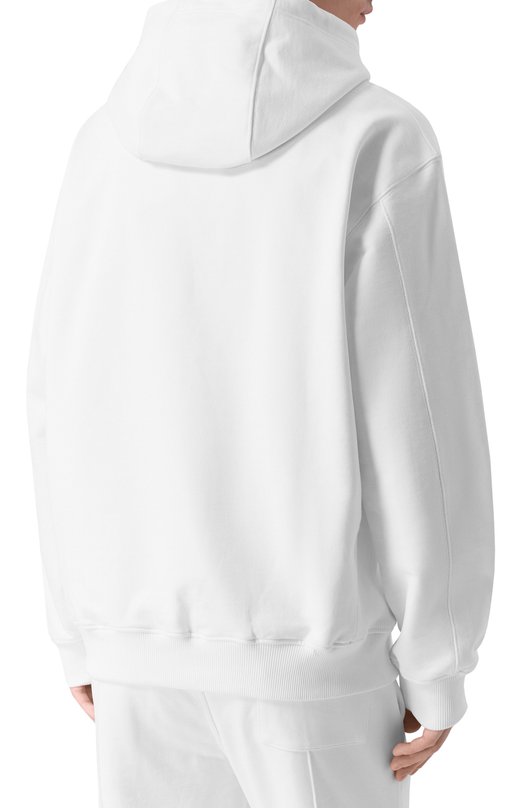 Хлопковое худи Casablanca M-SP26-JTP-292-01 Белый  M-SP26-JTP-292-01 Фото 4