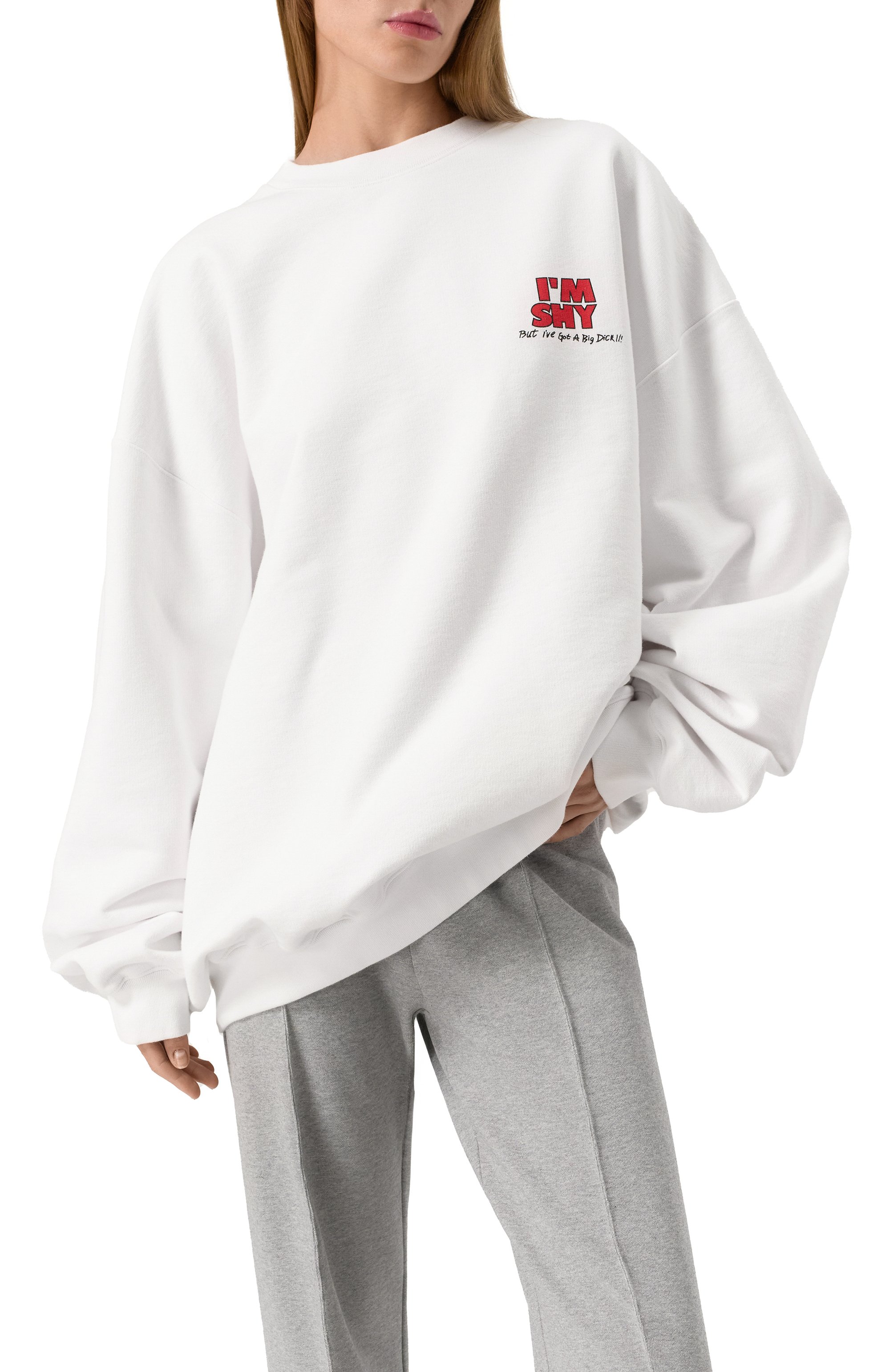 Хлопковый свитшот VETEMENTS, арт. UA66CW620W, фото 7