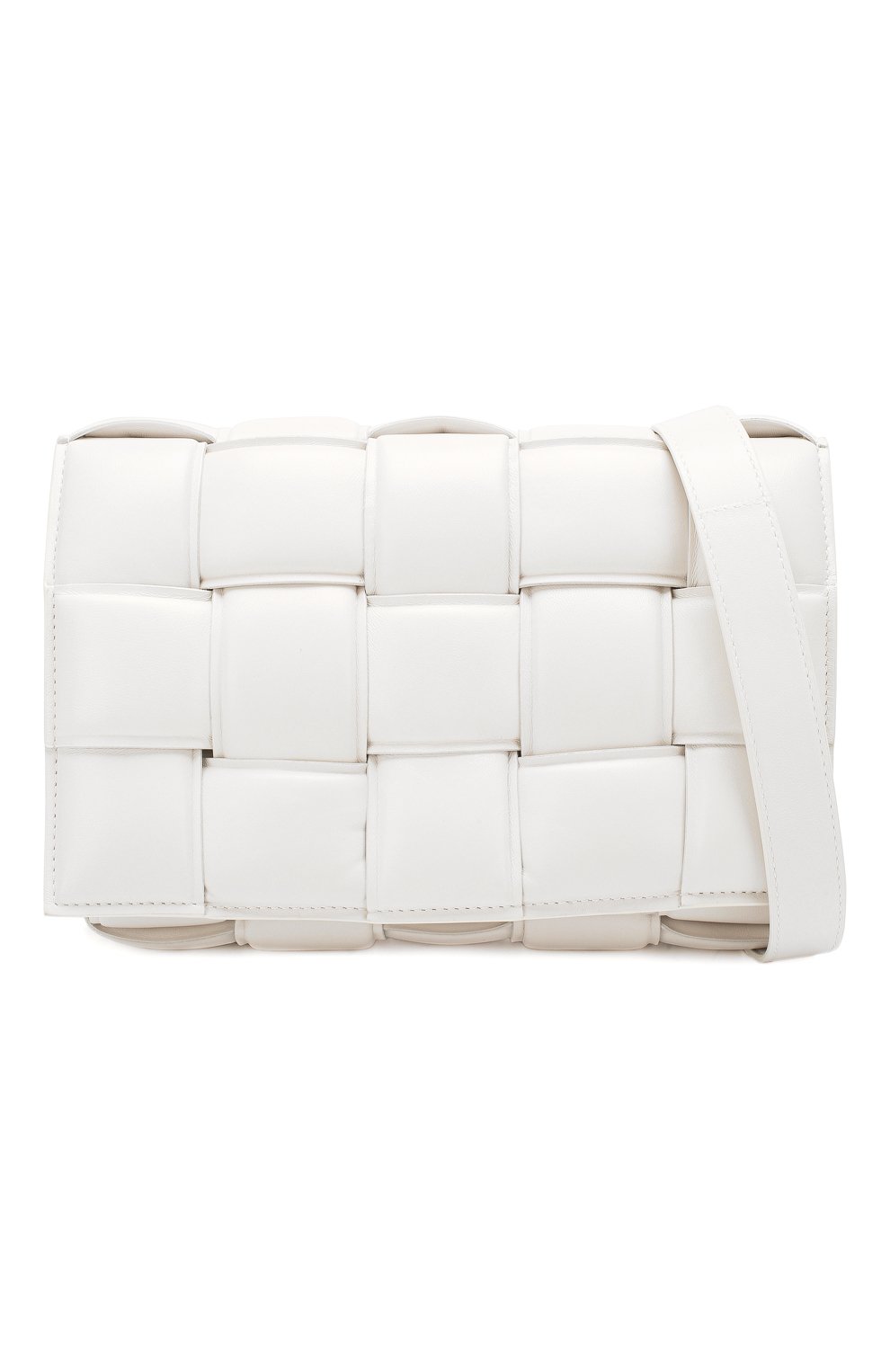 Сумка padded cassette BOTTEGA VENETA белого цвета по цене 470500 руб., арт. 591970/VCQR1, фото 6 Сумка padded cassette BOTTEGA VENETA, арт. 591970/VCQR1, фото 6